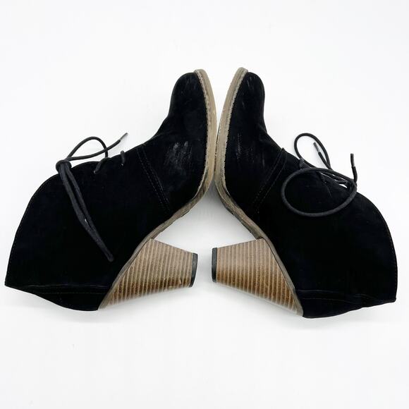 MIA Shawna Heeled Bootie Womens 8 Faux Suede Bohemian Minimalist Fall Retro - Picture 4 of 12